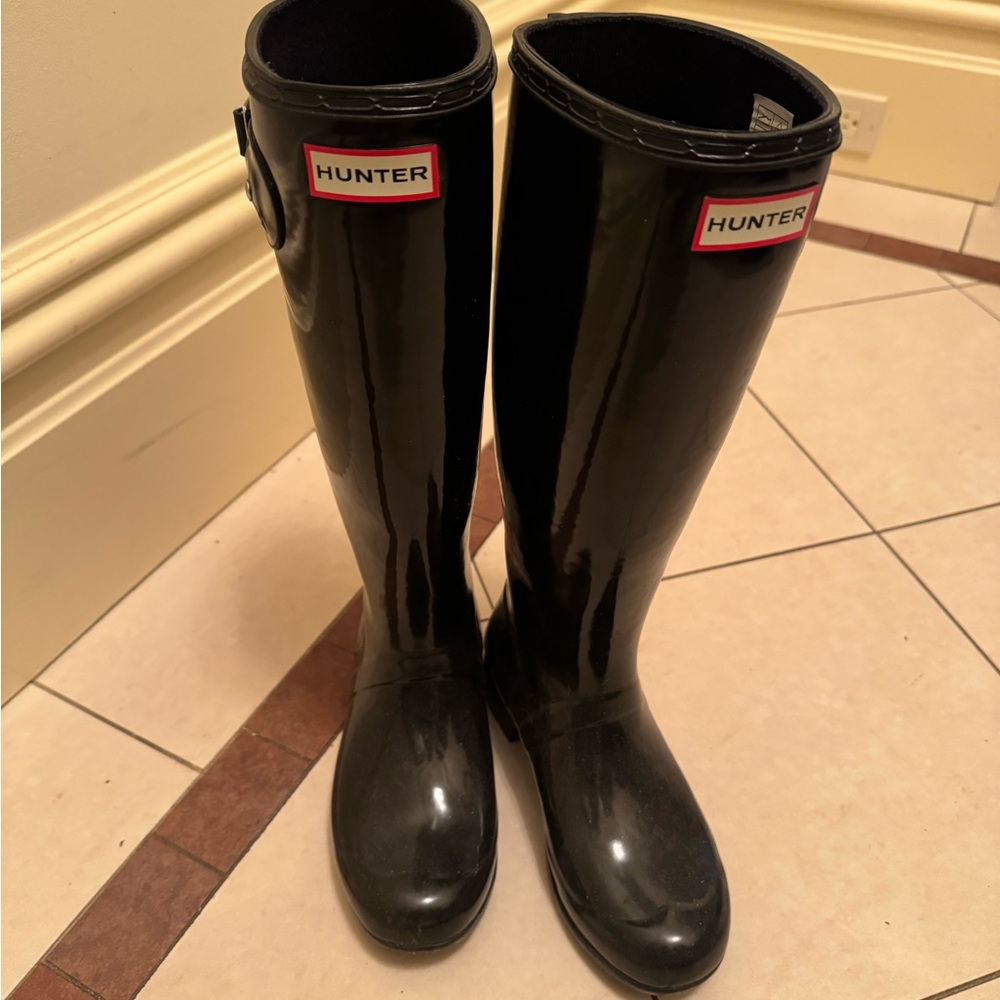 Hunter gloss rainboots